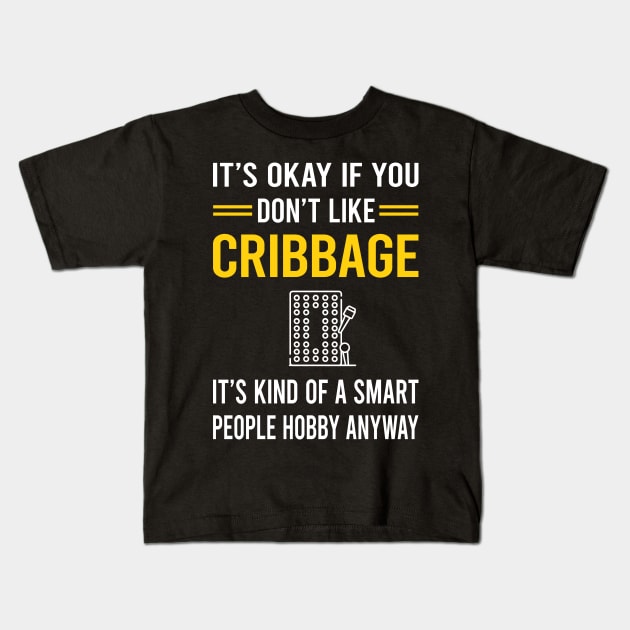 Smart People Hobby Cribbage Crib Kids T-Shirt by Good Day